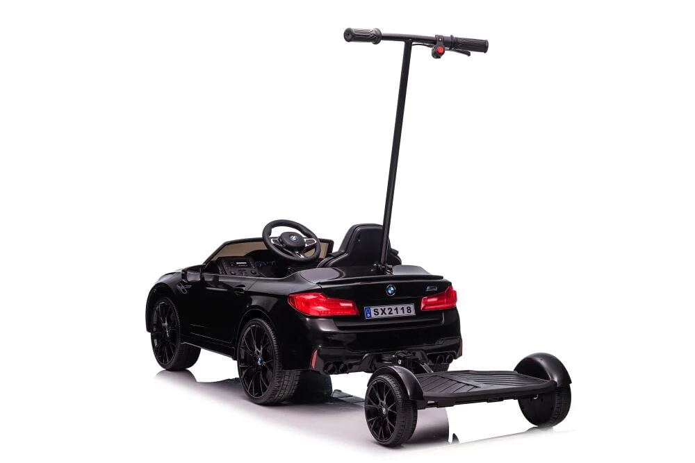Bmw M5 Crna Lakirana S Postoljem Za Roditelje Auto Na Akumulator 3.jpg