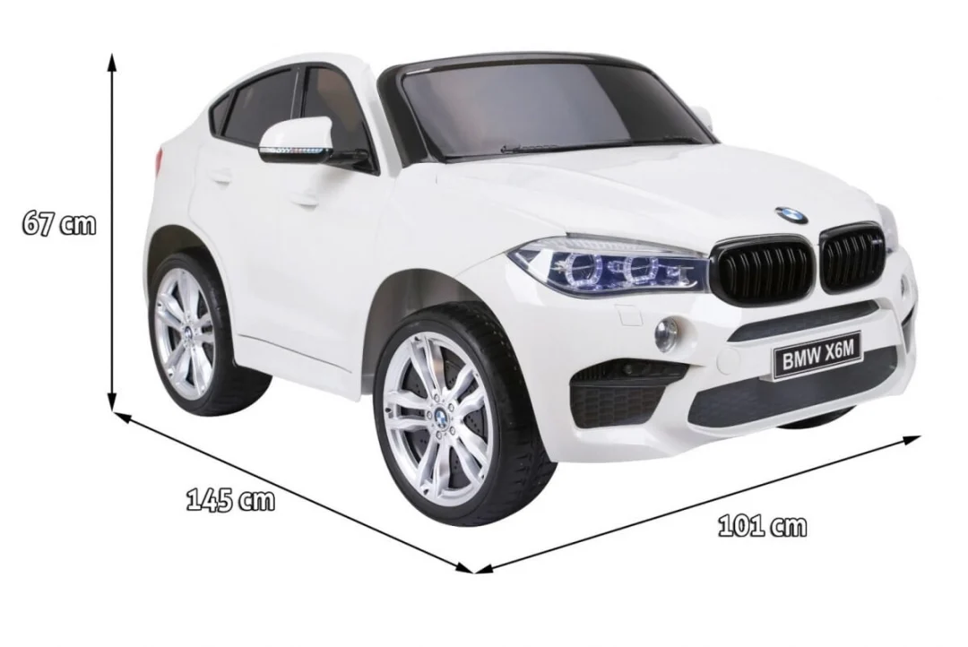 Bmw X6m Dvosjed Bijeli Auto Na Akumulator 1.jpg