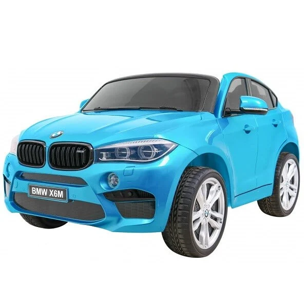 Bmw X6m Dvosjed Plavi Lakirani Auto Na Akumulator.jpg