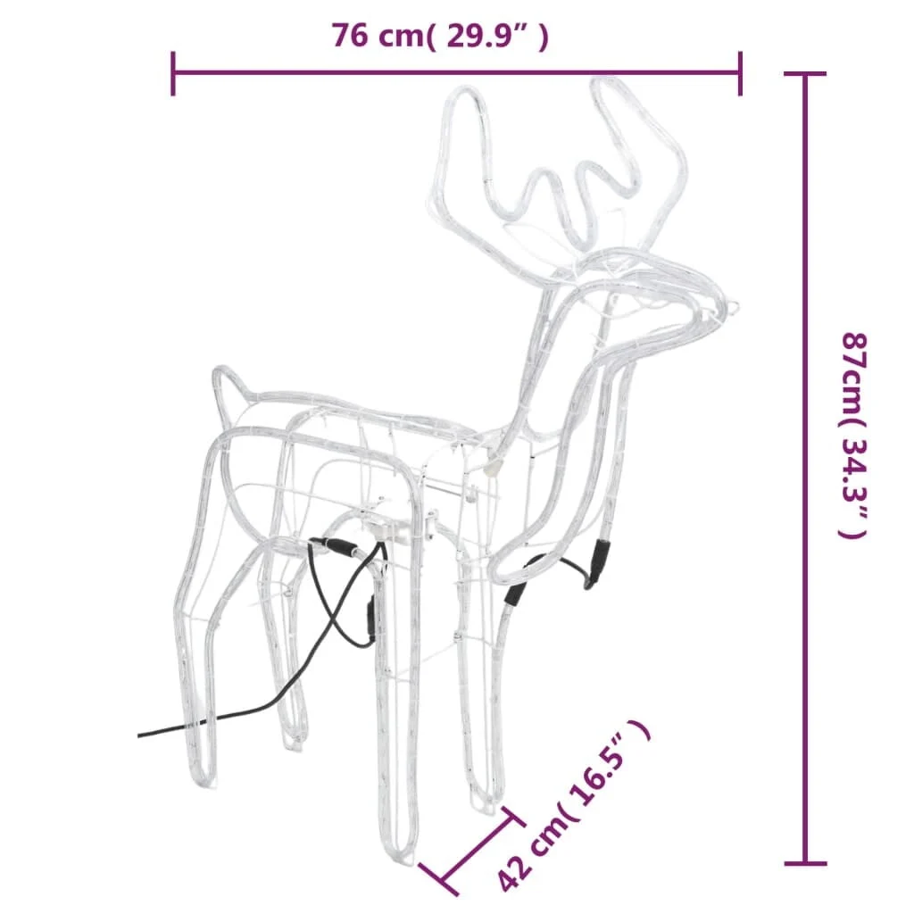 Bozicni Svijetleci Jelen Gold Deer 5.jpg