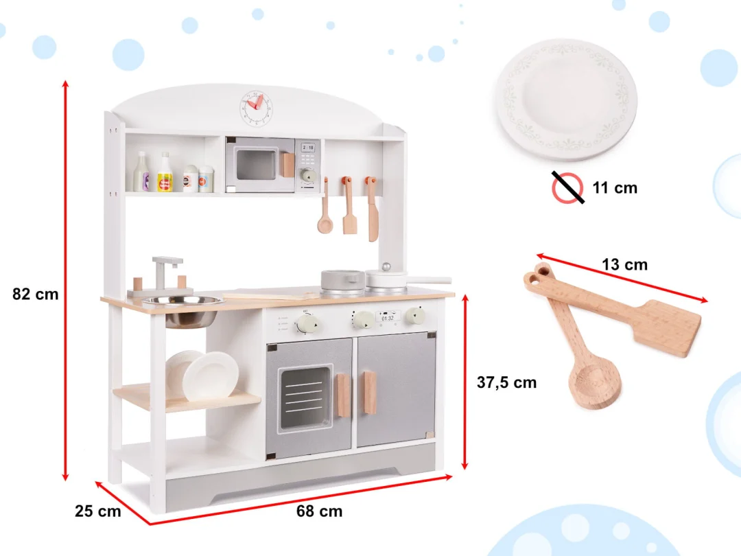 Kx6287 Kuchnia Drewniana Mdf Modern Max + Akcesoria 3