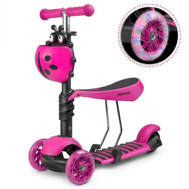 Djecji Romobil Ricco Trike Pink.png