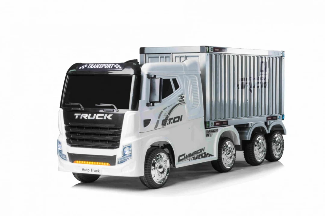 Kamion Sa Prikolicom Bijeli Semitruck 2.jpg