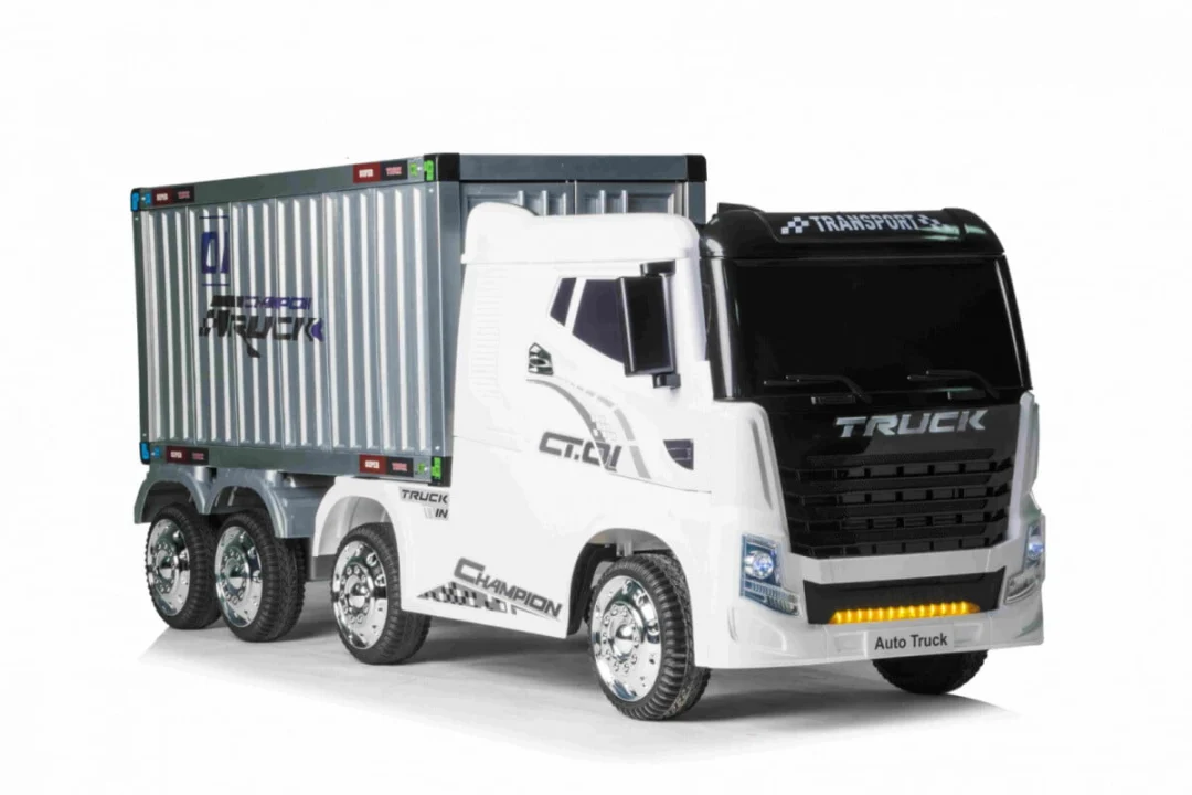 Kamion Sa Prikolicom Bijeli Semitruck 5.jpg