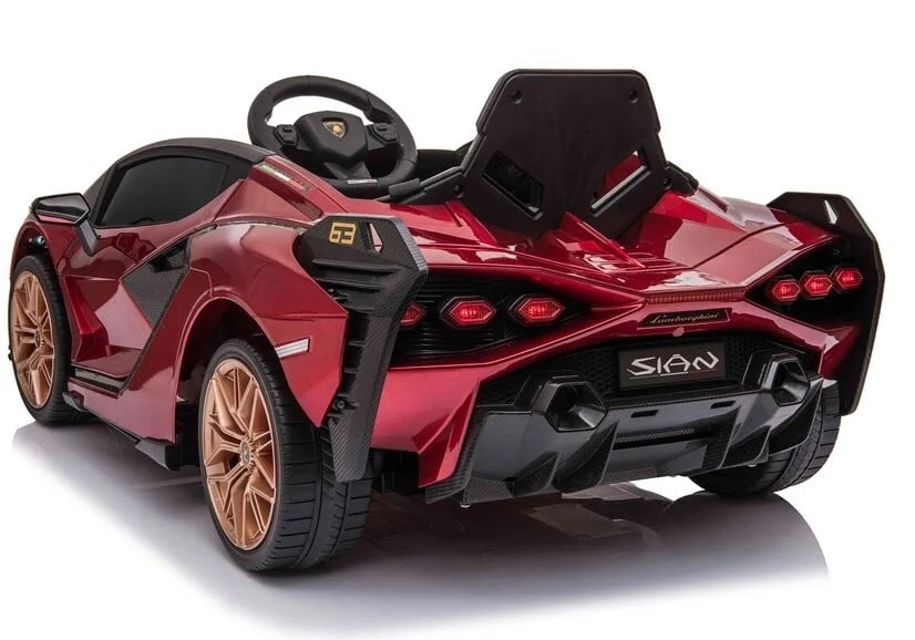 Lamborghini Sian Metallico Rossa Auto Na Akumulator 3.jpg
