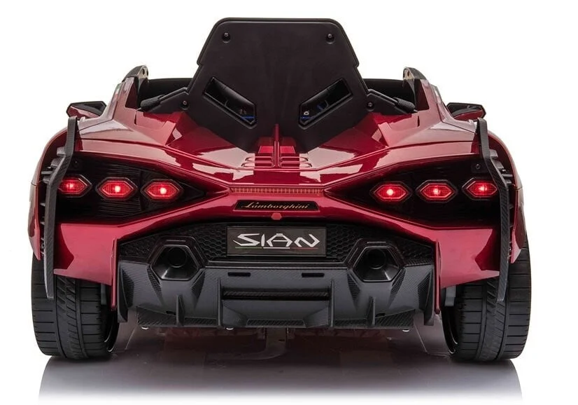 Lamborghini Sian Metallico Rossa Auto Na Akumulator 4.jpg