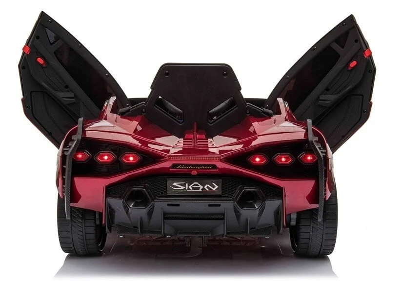 Lamborghini Sian Metallico Rossa Auto Na Akumulator 6.jpg