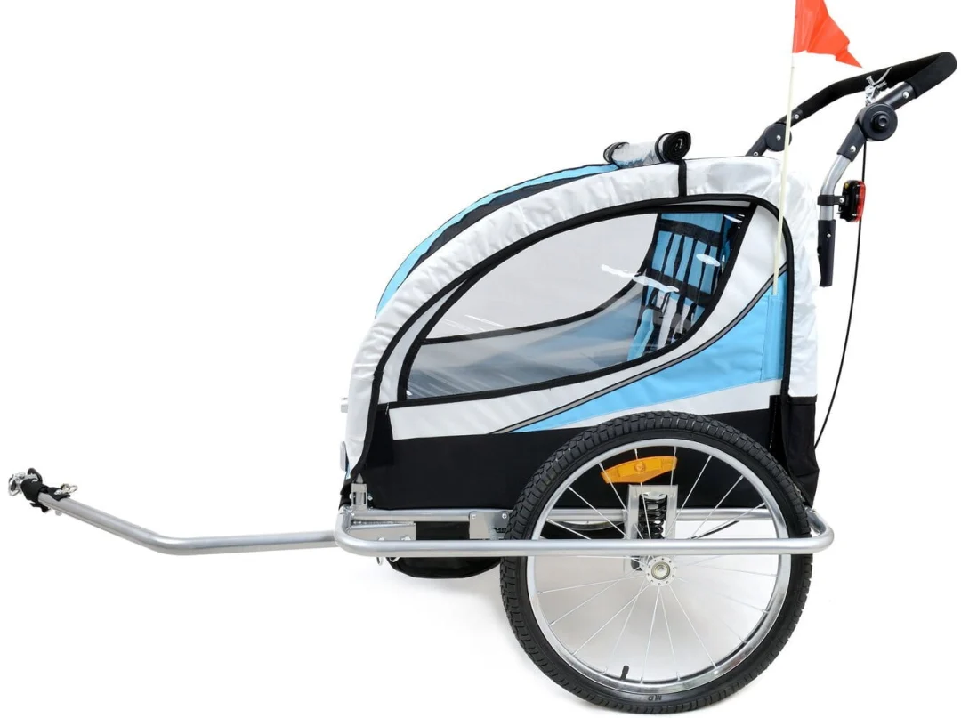 Prikolica Za Bicikl Za Djecu Jogger Blue 7.jpg