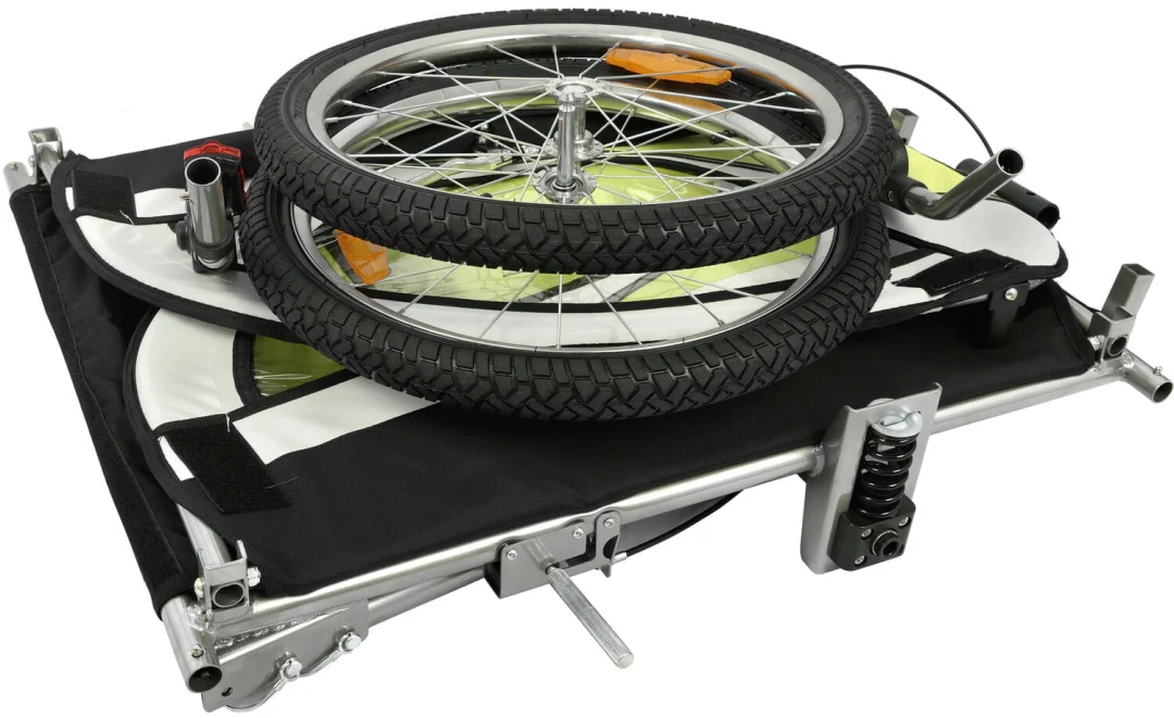 Prikolica Za Bicikl Za Djecu Jogger Green 10.jpg