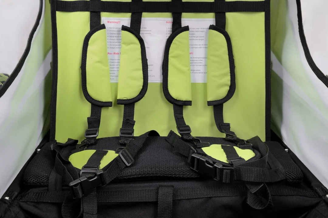 Prikolica Za Bicikl Za Djecu Jogger Green 7.jpg