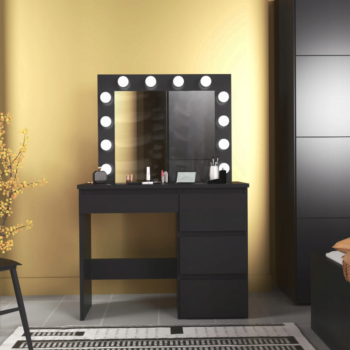 Toaletni Stol– Hollywood Vanity Black 1.png