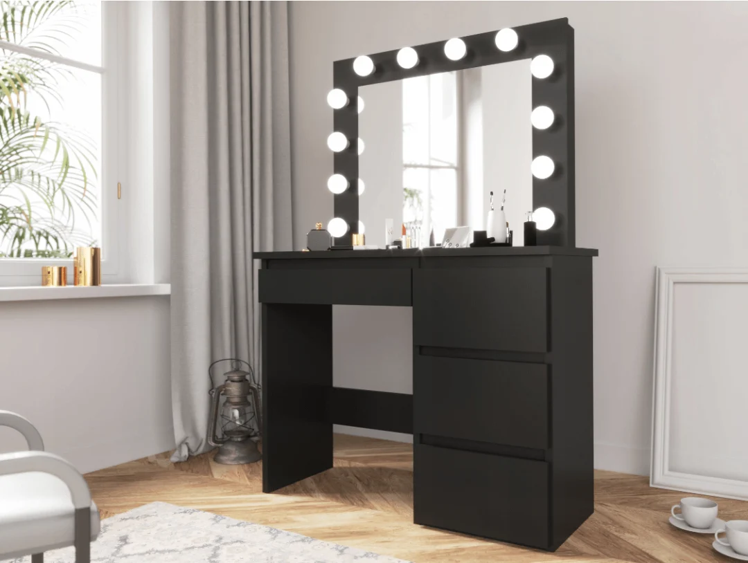Toaletni Stol– Hollywood Vanity Black 2.png