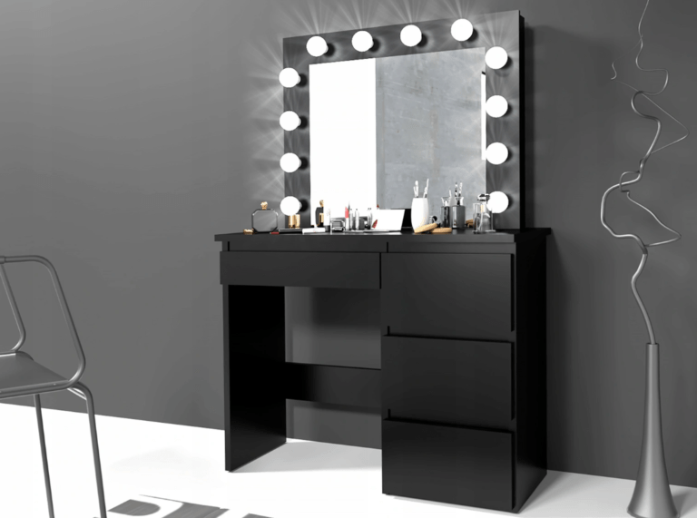 Toaletni Stol– Hollywood Vanity Black 3.png