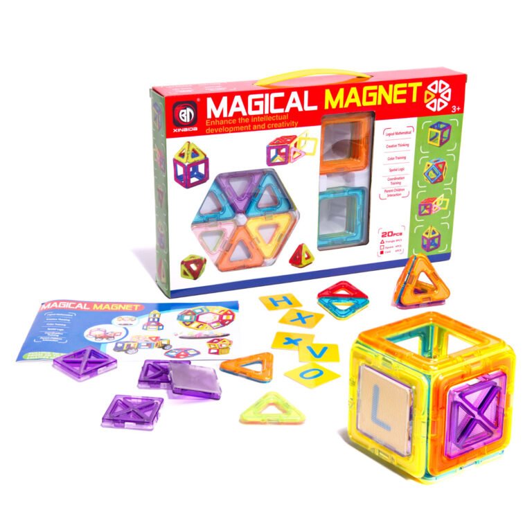 Kolorowe Klocki Magnetyczne Magical Magnet 20szt 1 1
