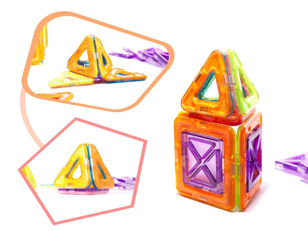Kolorowe Klocki Magnetyczne Magical Magnet 20szt 9