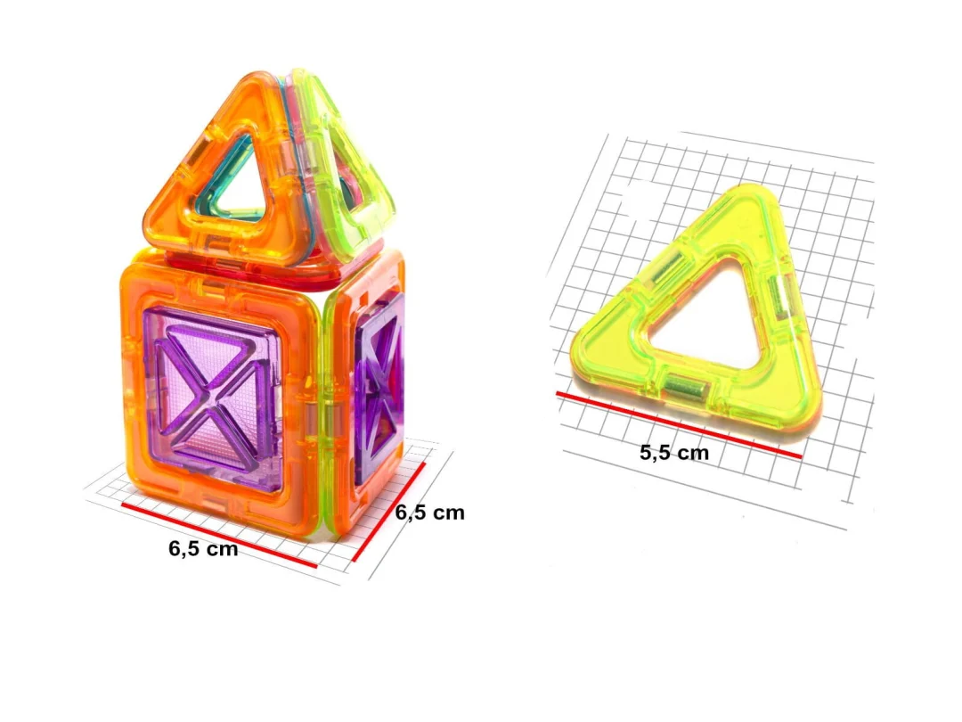 Kolorowe Klocki Magnetyczne Magical Magnet 20szt 3