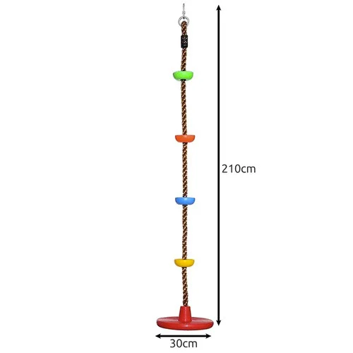 Debelo Penjačko Uže S Okruglim Stepenicama 210cm 1