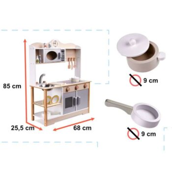 Dječja Drvena Kuhinja Happy Cook¸2