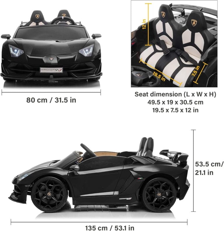 Lamborghini Aventador Drifter 24v Midnight Black Licencirani Auto Na Akumulator 11