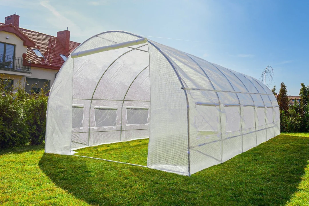 Vrtni Plastenik 3x6m (18m2) Bijeli 7