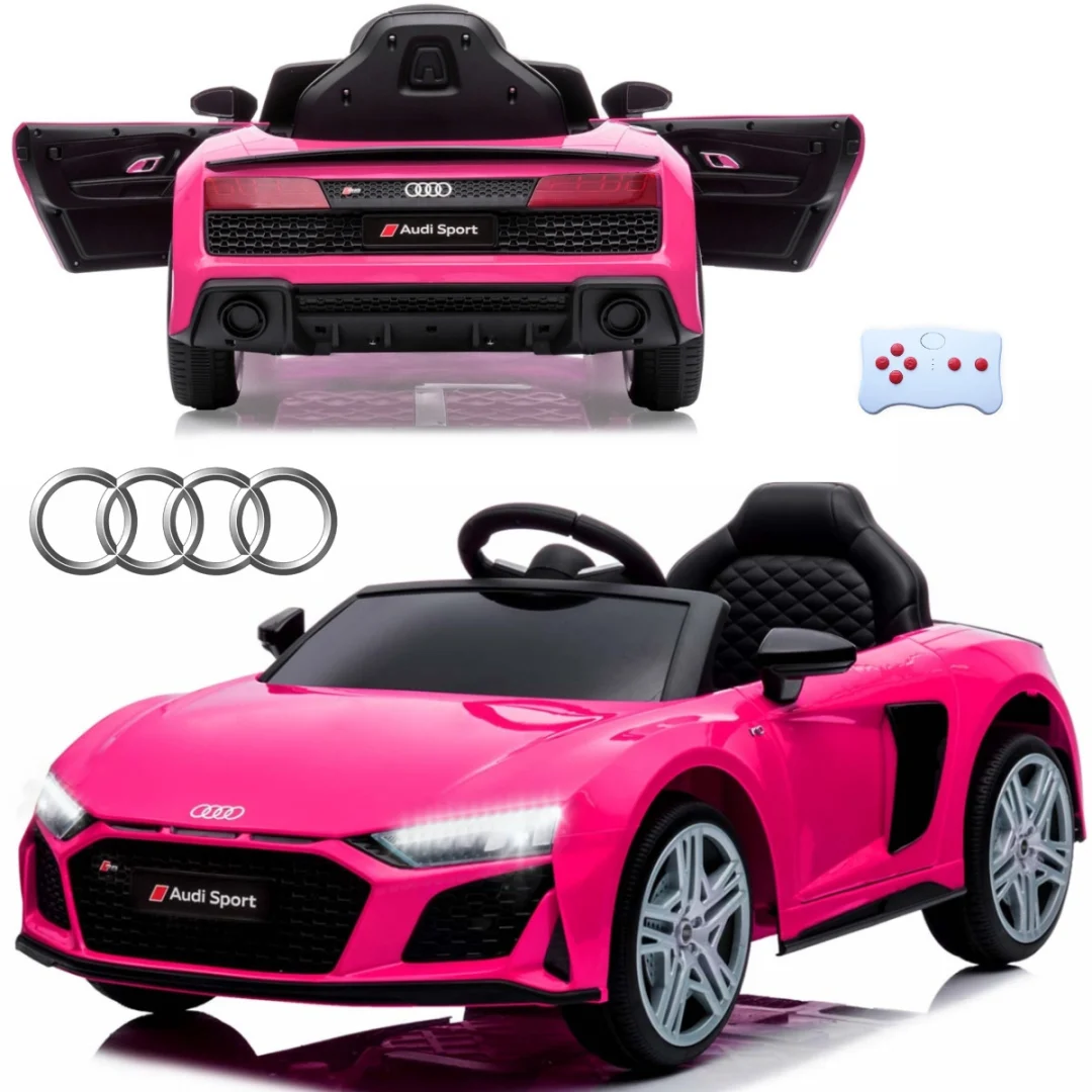 Battery Operated Vehicle Audi R8 Spyder Pink 31585 Full[1]