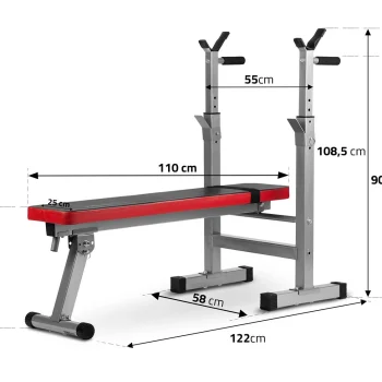 Multifunkcionalna Bench Press Klupa Neosport 2u1 6