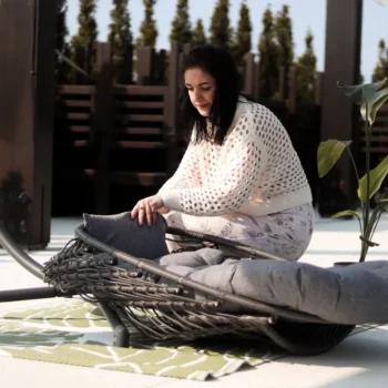 Viseća Fotelja Harmony Grey 8