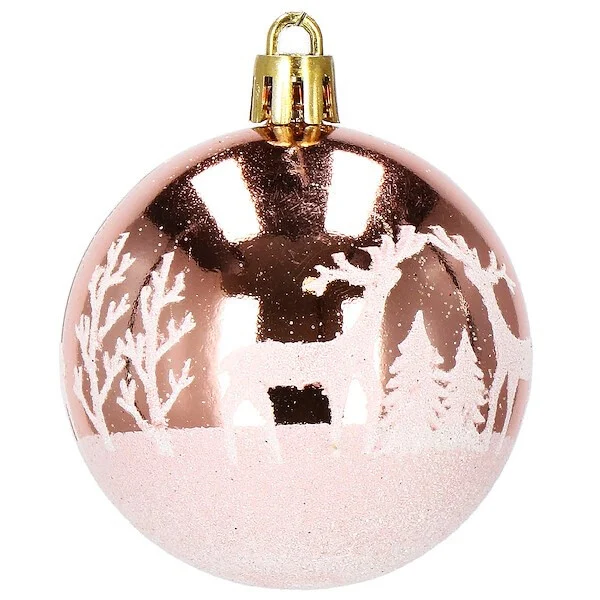 Božićni Set Kuglica Rosegold 24 6