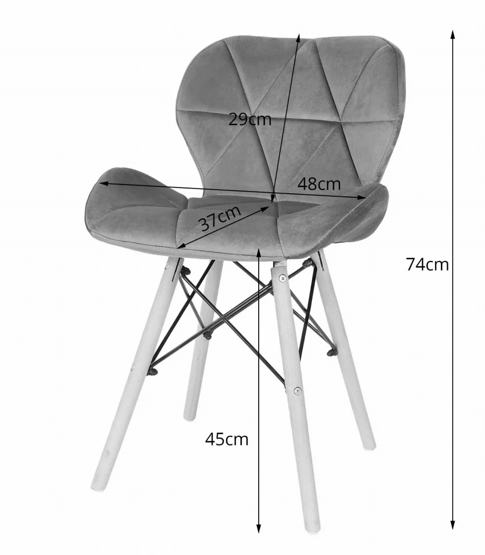 Stolica Lago Graphite 2