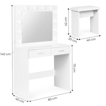 Toaletni Stol S Tabureom Prestige 9