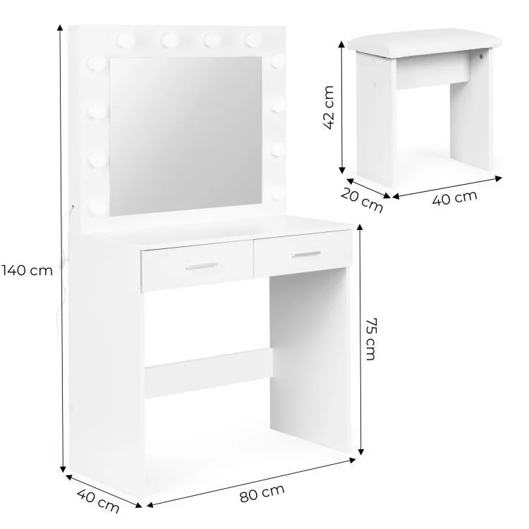 Toaletni Stol S Tabureom Prestige 9