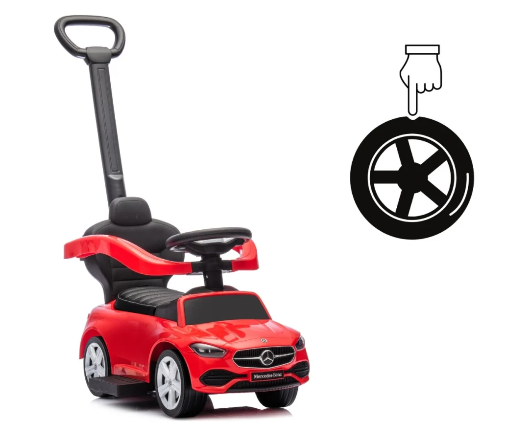 Dječja Guralica Mercedes C63 3u1 Crvena 5