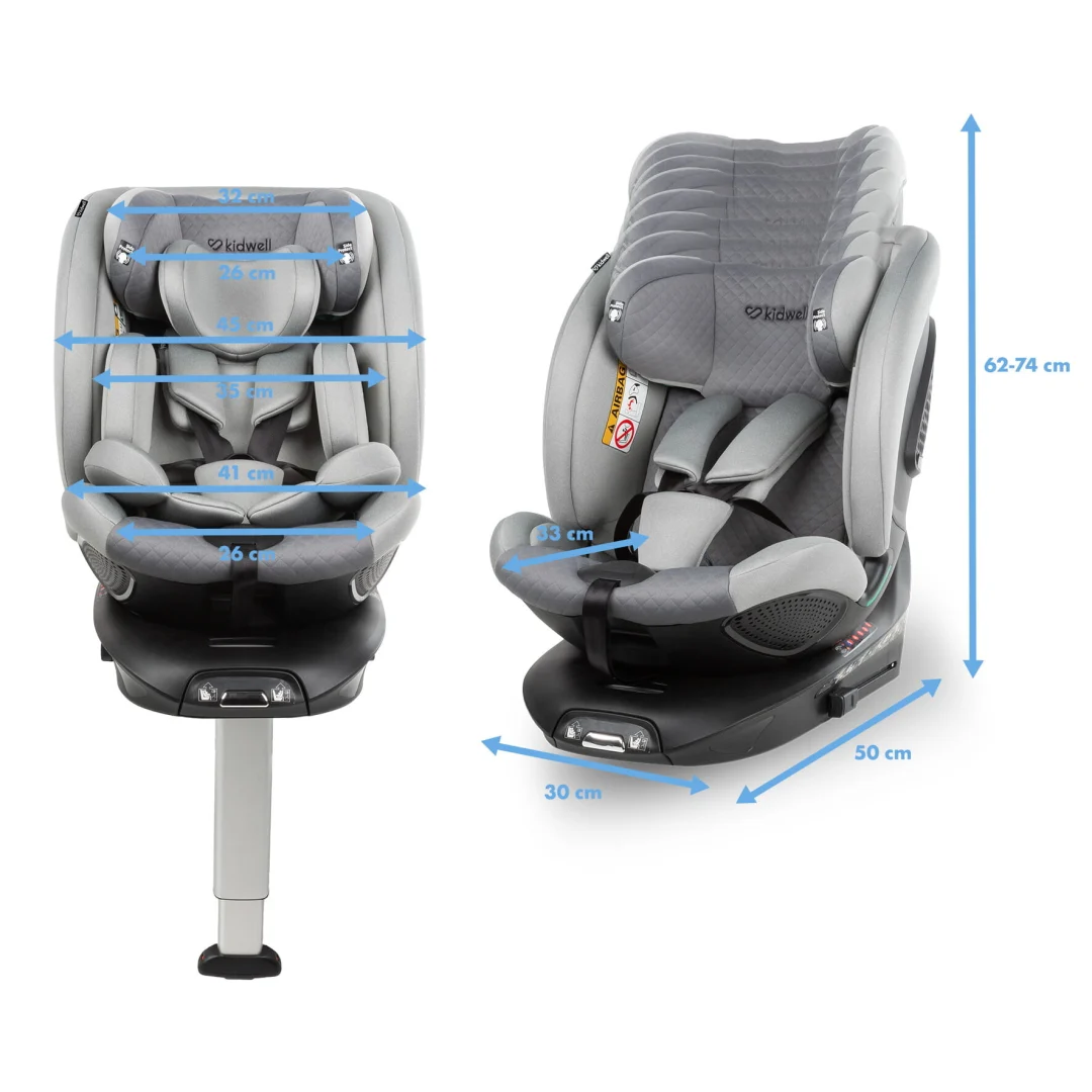 Dječja Autosjedalica Kidwell Gocar Grey 11