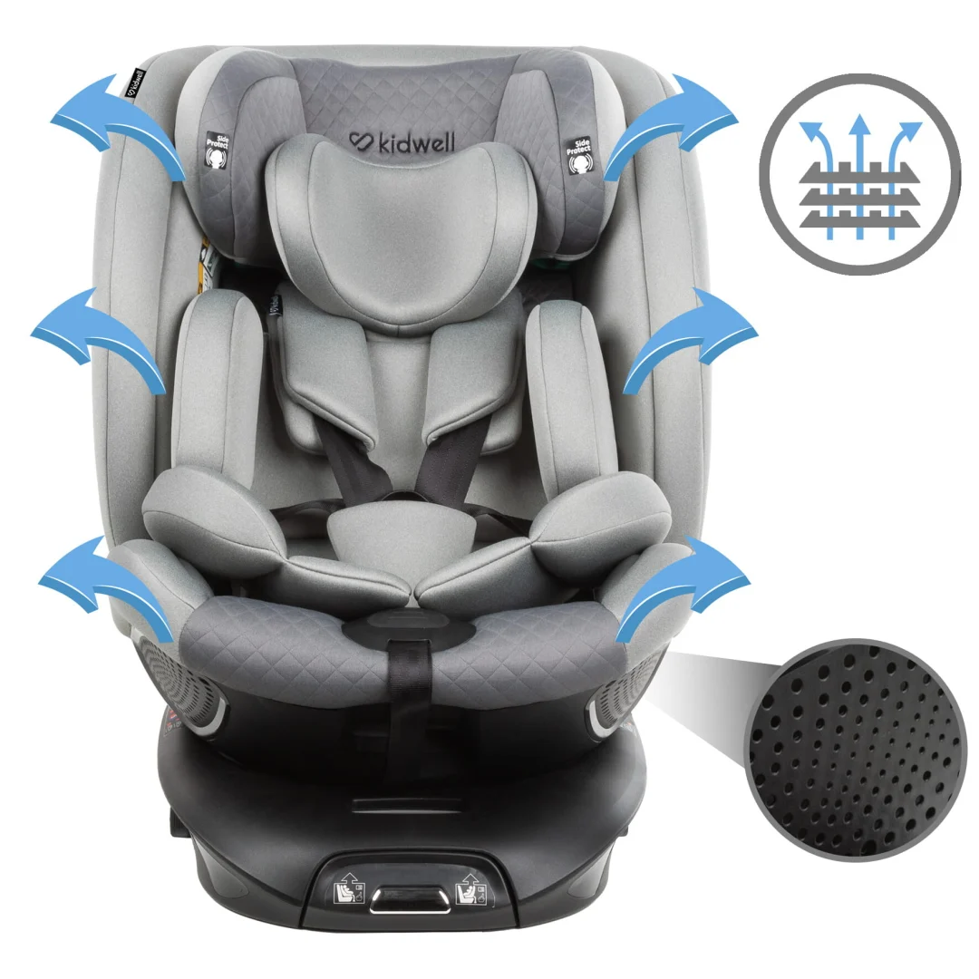 Dječja Autosjedalica Kidwell Gocar Grey 8