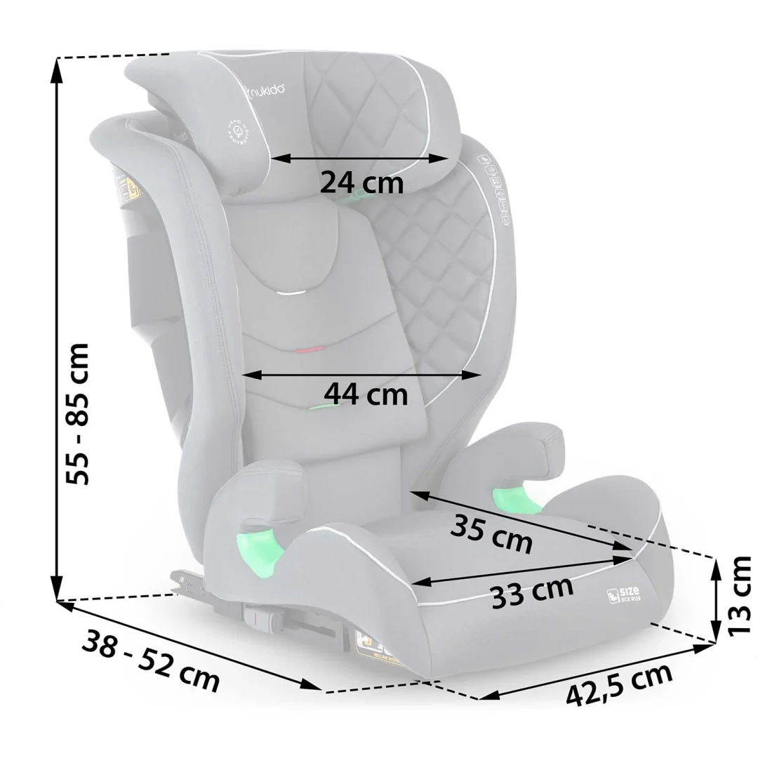 Dječja Autosjedalica Nukido Louis Mice Isofix 6