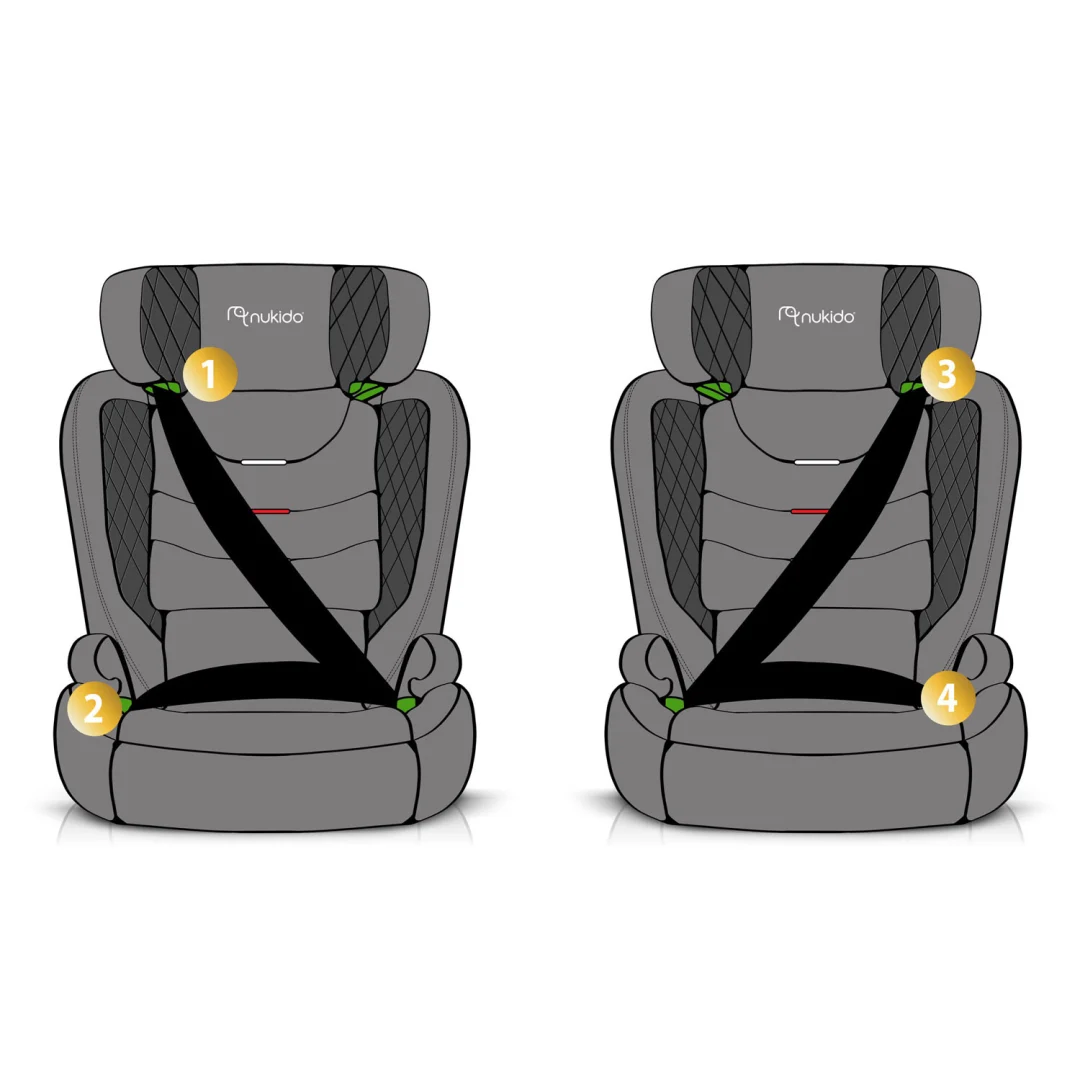 Dječja Autosjedalica Nukido Louis Velvet Isofix 10