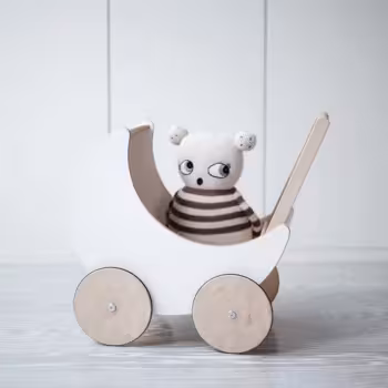 Dječja Drvena Kolica Strolley 2