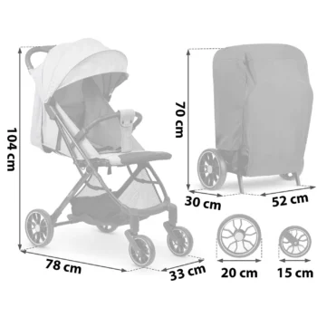 Dječja Kolica Nukido Paseo Mice 14