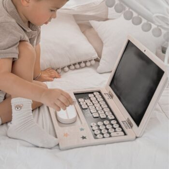Dječji Drveni Interaktivni Laptop Woosus 9
