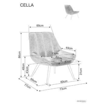 Fotelja Cella Brego 4
