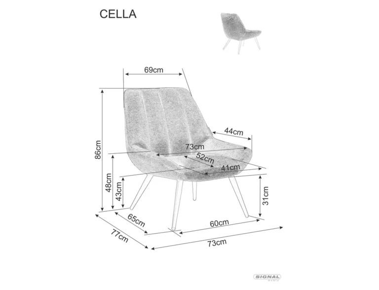 Fotelja Cella Brego 4
