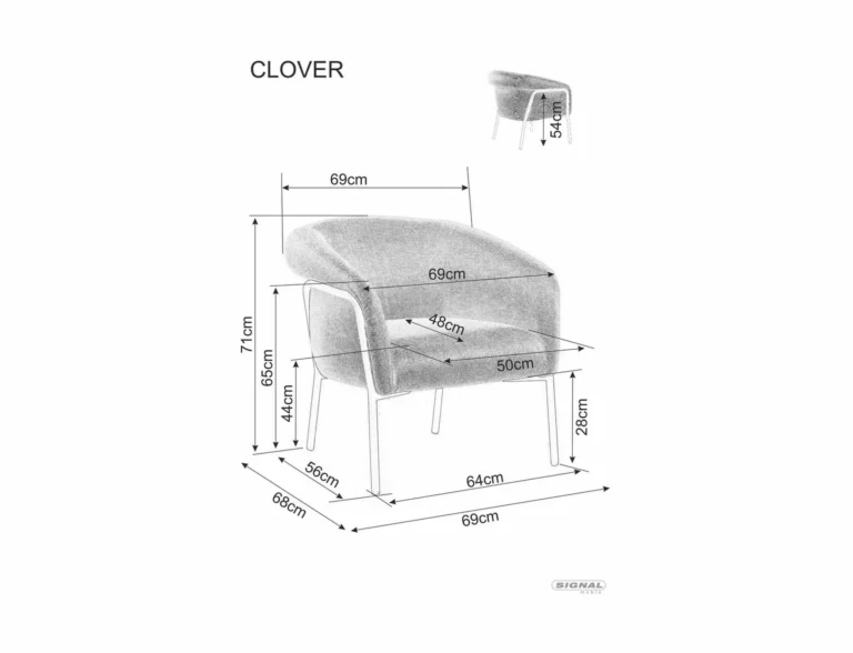 Fotelja Clover Brego 5