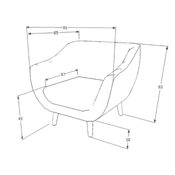 Fotelja Elite Graphite 2