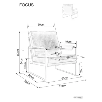Fotelja Focus Brego 2