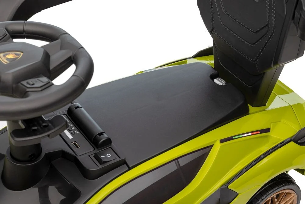 Licencirana Dječja Guralica Lamborghini Sian 3u1 Zelena 10
