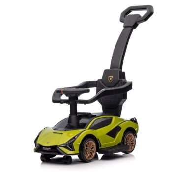 Licencirana Dječja Guralica Lamborghini Sian 3u1 Zelena 2