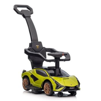 Licencirana Dječja Guralica Lamborghini Sian 3u1 Zelena 5