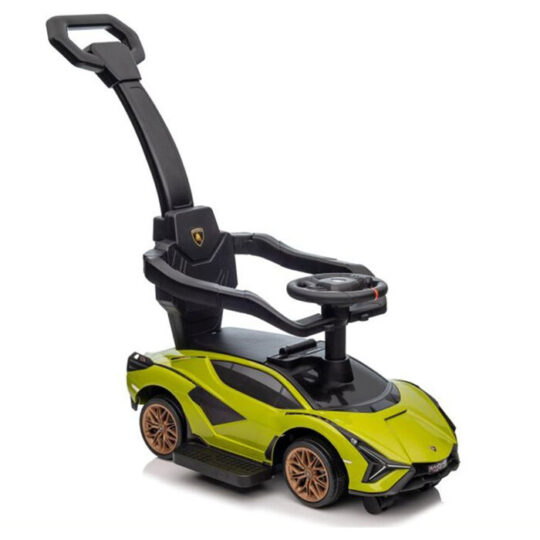 Licencirana Dječja Guralica Lamborghini Sian 3u1 Zelena