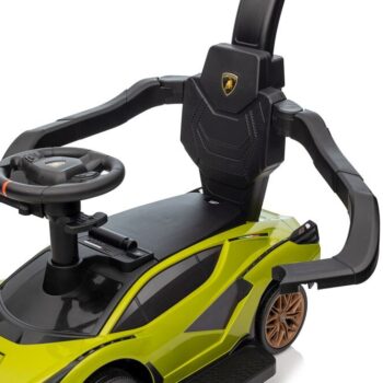 Licencirana Dječja Guralica Lamborghini Sian 3u1 Zelena 8