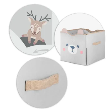 Organizator Igračaka I Podloga 2u1 Nukido Grey 6